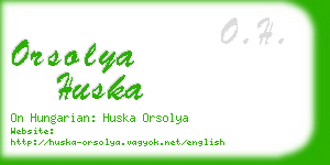 orsolya huska business card